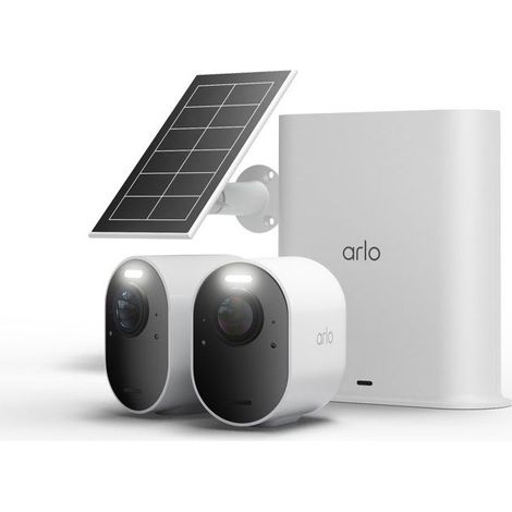 Cámara de vigilancia - Arlo - Ultra 3 Kit de 2 cámaras + 1 panel solar
