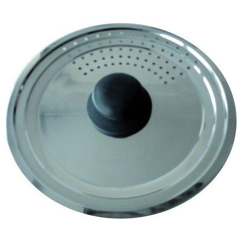 Baumalu Edelstahlsieb Deckel Silber 22-26 cm