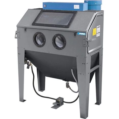 CABINE DE SABLAGE SABLEUSE AVEC ASPIRATEUR FERVI 0687 (1/3)