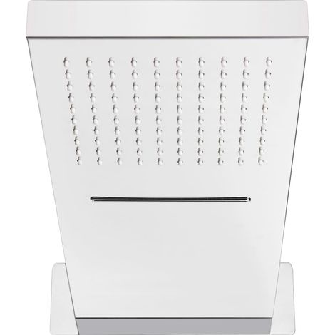 Maison Exclusive - Cabezal de ducha de pared acero inoxidable 201 plateado (1/3)