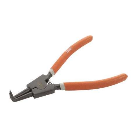 Alicate Seeger teflonado de boca curva para arandelas exteriores 140 mm ALYCO ORANGE