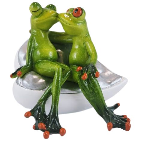 Froschfigur im Liebessessel (1/4)