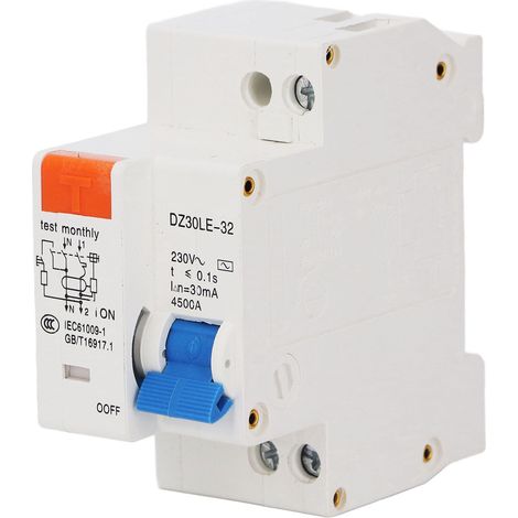 Disjoncteur 1P+N photovoltaïque PV CC 230 V 4500 A pour alimentation domestique C10 10 A (1/5)