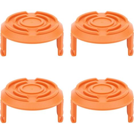 Couvercle de bobine de tondeuse à gazon, 4 pièces, accessoire de remplacement pour Worx WA0010-débroussailleuse (1/5)