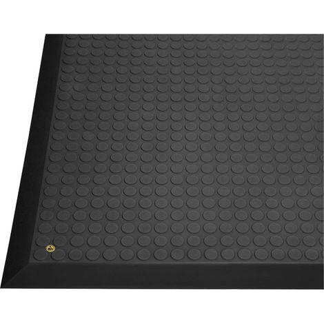 BJZ A-64942 Tapis ESD anti-fatigue noir (L x l x H) 960 x 660 x 12 mm R052802 (1/2)