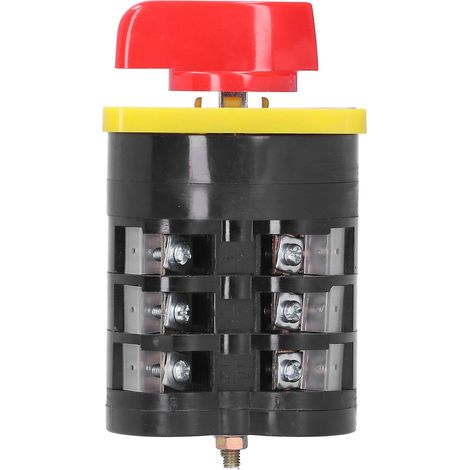 Commutateur de transfert à cames adapté aux tensions de 110 à 380 V et aux courants de 16 A, pour les alimentations industrielles. (1/5)