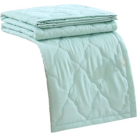 Couette Été - 100 x 150 cm - Coton 98 % + Élasthanne 2 % - Respirante et Absorbante - Pour Sommeil Frais - 1 Pièce (1/5)