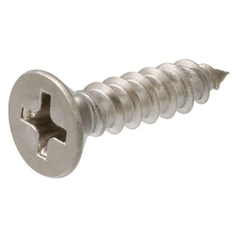 Vis à bois tête Plate Philips RS PRO, 14pouce, en Acier ( Prix pour Paquet de 100 )
