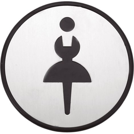 Símbolo baño adhesivo mujer Ø97mm GSC 003301397 (1/4)