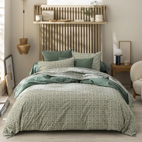 Housse de Couette, 240 x 220 cm, Vert (1/3)