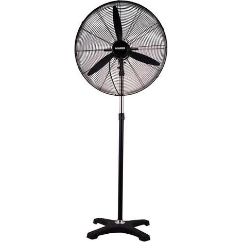 VENTILATORE PIANTANA Ø66CM "DALIA" MAURER ACCIAIO NERO 155-200HCM