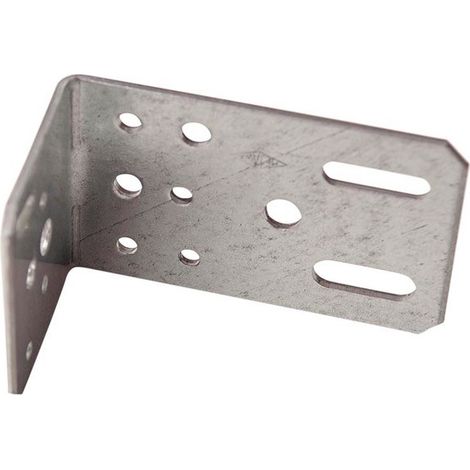 Ancrage d'angle 50 x 90 x 60 mm Équerre de fixation galvanisée - Par pièce