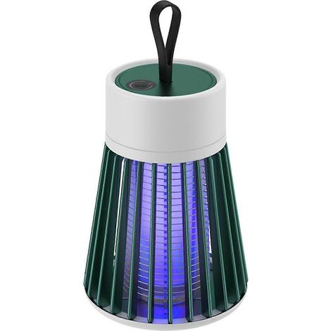 Lampe anti-moustiques portable LED USB pour intérieur et extérieur, type à choc électrique, silencieuse, SZS0598 (1/3)