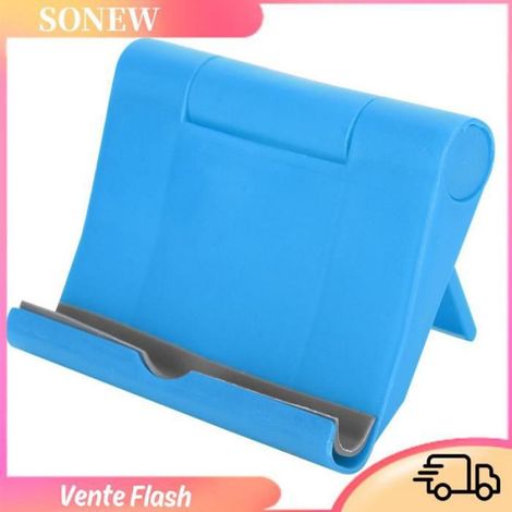 Support Téléphone Portable - ABS + Silicone - Ajustement Angle 0 À 270° - Bureau Bureau Voyage - 1 Pièce (1/5)