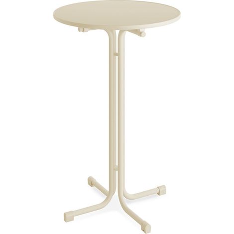 Mange-debout pliable Ø 80 cm Sable - Feros
