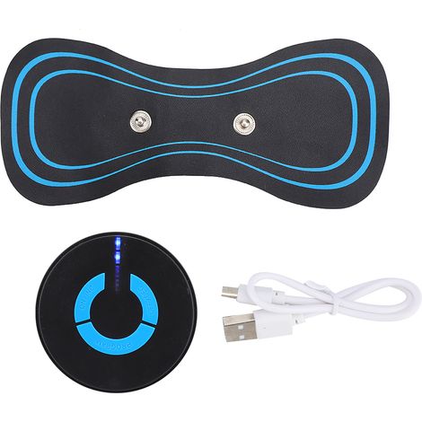 Mini-Nackenmassagegerät, Nackenmassagepads, Schmerzlinderung, EMS-Muskelstimulator, Ladefunktion