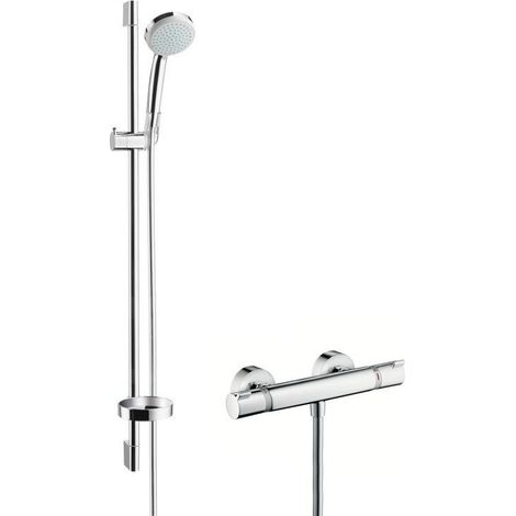 Combinaison de douche CROMA 100 ECOSTAT COMFORT EcoSm Vers Bsta Unica´C 900 chr (1/5)