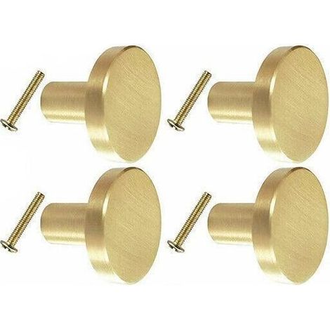 à 20 boutons de cuisine, poignées de porte, tiroirs et meubles en laiton (lot de 4). (1/5)