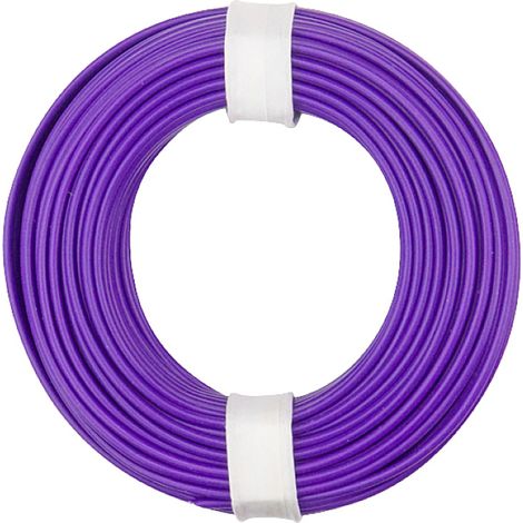 Donau Elektronik 150-016 Litze 1 x 0.50 mm² Violett 10 m