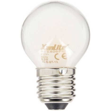 LED-Filamentlampe P45 mit E27-Schraubsockel, 6,5 W (entspricht 60 W), warmweißes Licht (2700 K), Energieeffizienzklasse A++, dimmbar, ideal für Kronleuchter und Wandleuchten (1/5)