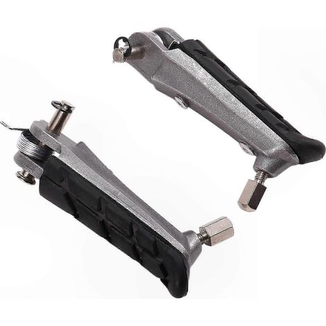 Universelle Aluminium-Motorradfußrasten für CB250, CBR600F, CB600F und NC700, robuste Fahrerpedale, Austauschset (1/5)