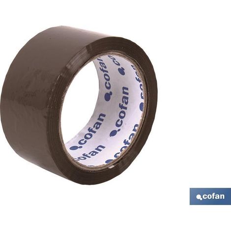 Precinto Acrilico Marrón 45 Micras 48 mm x 132 Metros