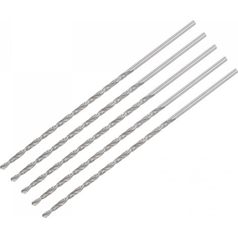 Foret hélicoïdal miniature de 1,6 mm en acier rapide, queue droite, extra long (75 pour alliage