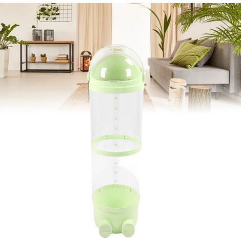 Aufbewahrungsröhre für Plüschtiere – Großes Fassungsvermögen, transparent, Spielzeugorganizer 97 cm / Grün (1/5)