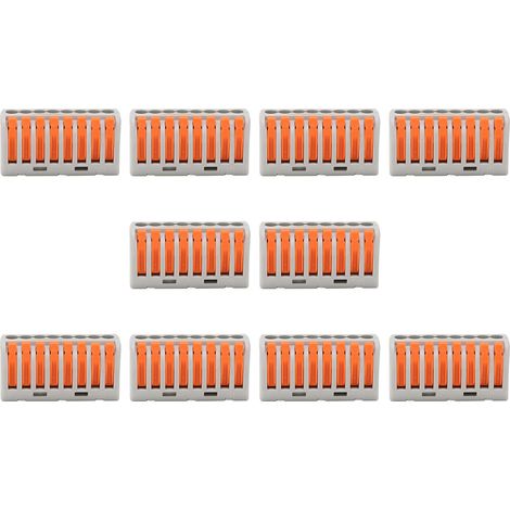 10 borniers à fils, connecteur rapide, connecteur flexible rigide PCT218 (1/5)