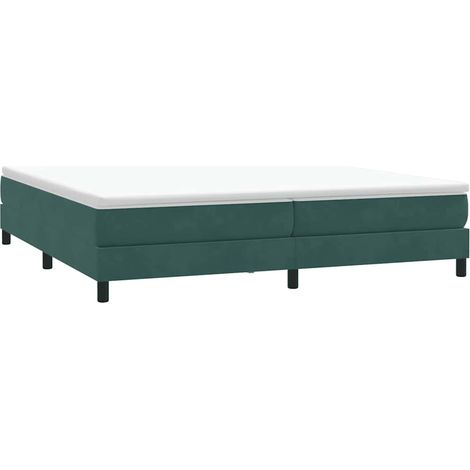 vidaXL Sommier à lattes de lit sans matelas vert foncé 200x220 cm