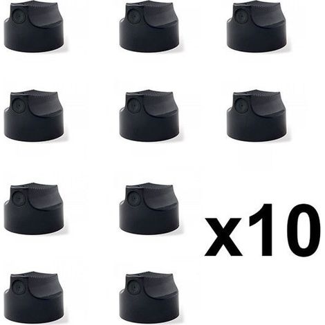 10 caps - Valve - Pour bombe de peinture - Skinny pro cap - Pour tracé fin - Débit régulier (1/3)