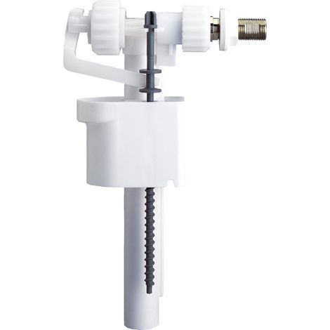 Cornat, valvola di riempimento universale per sciacquoni alti o bassi con galleggiante piatto da 50 mm, quantità di acqua di risciacquo regolabile, 1 pezzo, T360796 (1/2)