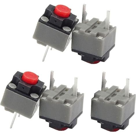 5PCS Kailh Mute Button 6x6x7.3mm Square Silent Micro Switch Tact Button Switch (1/5)
