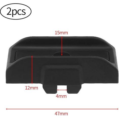 2 Pièces Porte-embout Magnétique avec Vis Compatible avec Dewalt 18V DCF886 DCF895 DCD796 DCF887 DCD996, pour Embouts Visseuse de Tournevis Travaux Mécaniques de Construction à Domicile N095778