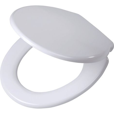 Tiger Burton Sedile WC, Acciaio Inox, Duroplast, Bianco, 37,3 x 5,5 x 44,2 cm (1/4)