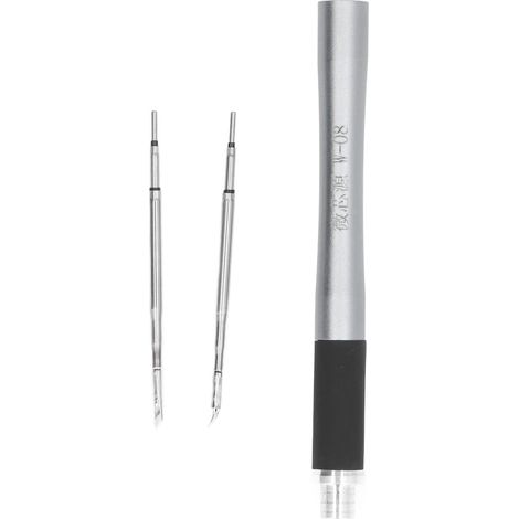 Station de soudage miniature W-08,210 pour interface TP-C - Noyau chauffant avec panne courbe pointue (1/5)