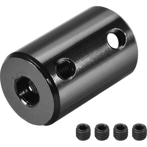 6mm à 12mm Alésage Coupleur Arbre Moteur Rigide Couplage 25mm Longueur 16mm Diamètre Aluminium Alliage Accouplement Connecteur Rouge 2Pcs (1/3)
