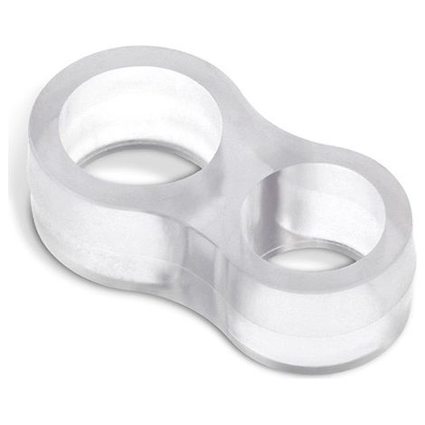 Fermatutto per maniglia, plastica trasparente mod. 8 (1/4)