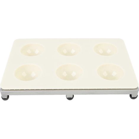 Appareil à raviolis à 6 trous, en alliage d'aluminium et ABS, facile à utiliser, presse à raviolis haute performance pour la cuisine.