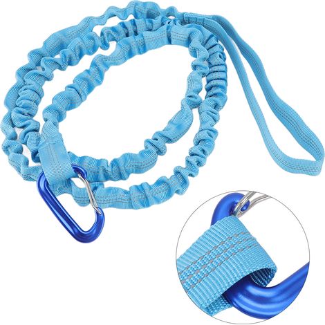 Corde de Traction pour Vélo de Montagne - Corde de Remorquage pour Activités Extérieures et Familles - Bleu (1/5)