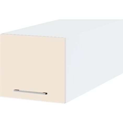 Meuble haut grande profondeur de cuisine Lovia Vanille Mat 1 porte relevable L 40 cm (1/2)
