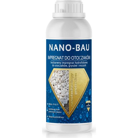Impregnación de guijarros NANO-BAU 1L