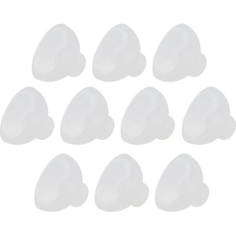 Accessoires pour appareils auditifs à tympan fermé monocouche, tympan fermé, bouchons d'oreille souples double couche monocouche, 6 mm (1/5)