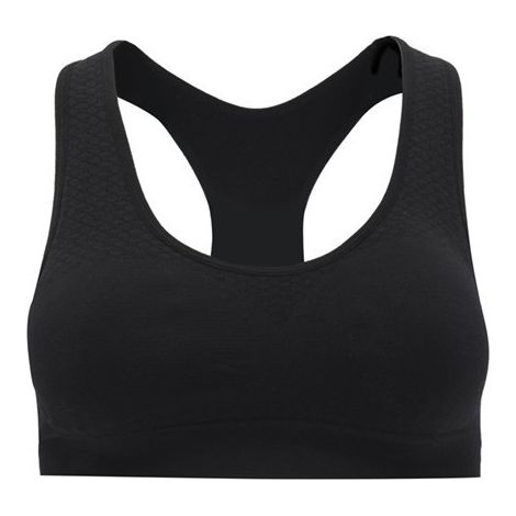 Top técnico multi-deporte de mujer, espalda estilo nadadora RD6662 S Negro