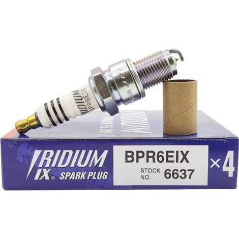 Lot de 4 bougies d'allumage en iridium BPR6EIX 6637 pour Audi Subaru BMW Nissan IW20 BPR6EIX-6637 de haute qualité1972