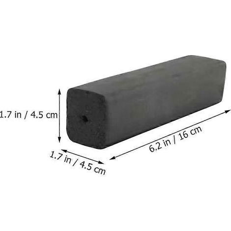 Lot de 5 pastilles de charbon de bambou écologique pour barbecue et pique-nique en plein air (1/4)