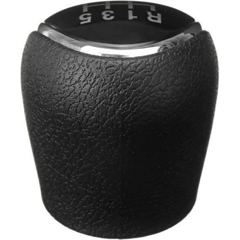 Pommeau De Levier De Vitesse - 6 Vitesses - Pour Hyundai IX35 2010-2016 - En Plastique ABS Et Cuir - Noir - Unité (1/4)