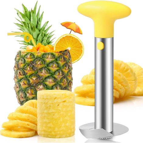 Einfaches Küchenwerkzeug aus Edelstahl, für Obst, Ananas, Schäler, Entkerner, Hobel, Cutter