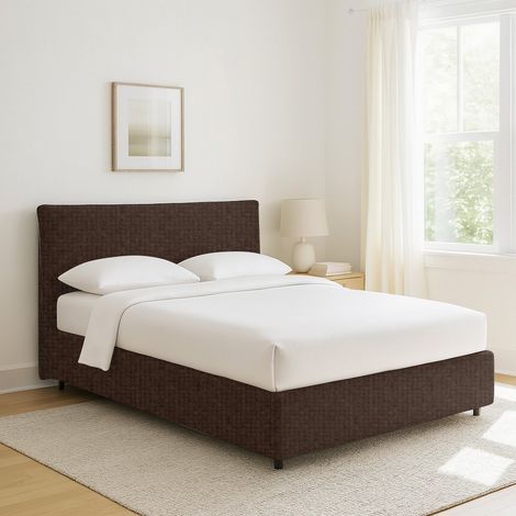Cama Plaza y Media Altrincham, Desenfundable, Hecho en Italia, Marrón (1/4)