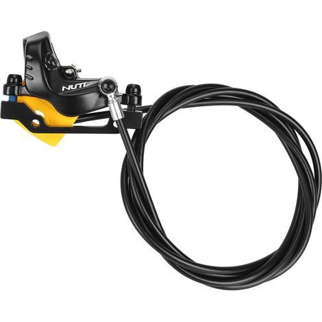 Die NUTT Vierkolben-Hinterrad-Scheibenbremse rechts ist mit den hydraulischen Bremsenteilen des KuKirin Elektrorollers kompatibel. (1/5)